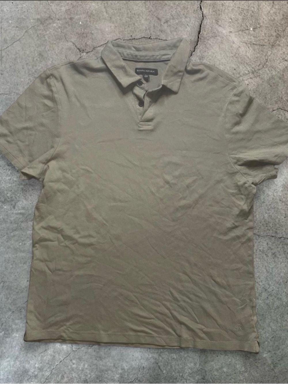 Banana Republic Khaki Polo Shirt